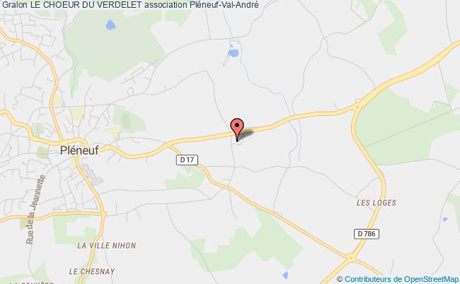plan association Le Choeur Du Verdelet 