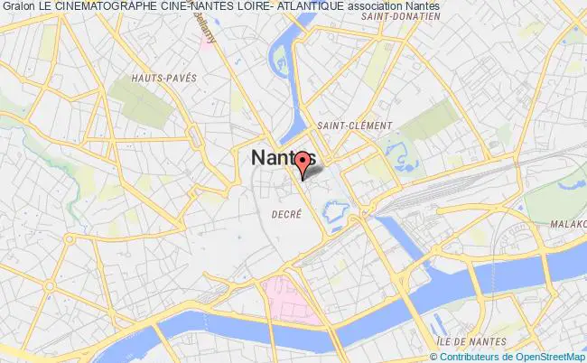 plan association Le Cinematographe Cine-nantes Loire- Atlantique Nantes