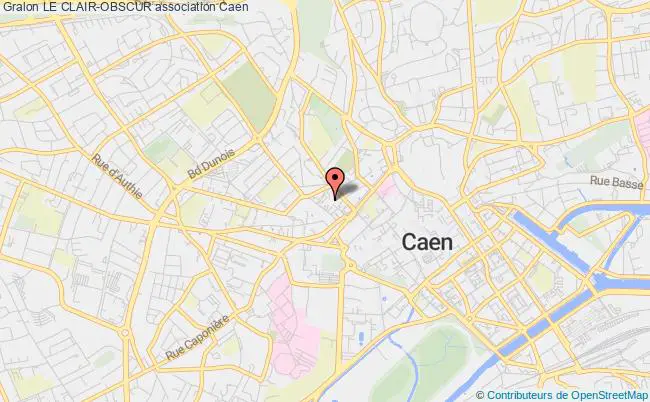 plan association Le Clair-obscur Caen