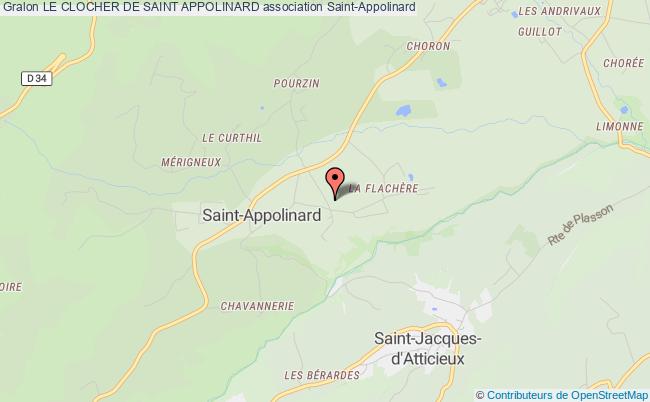 plan association Le Clocher De Saint Appolinard Saint-Appolinard
