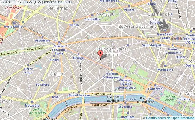 plan association Le Club 27 (c27) Paris