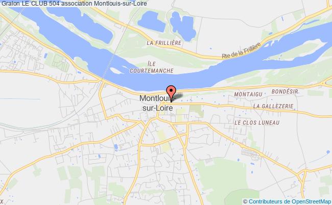 plan association Le Club 504 Montlouis-sur-Loire
