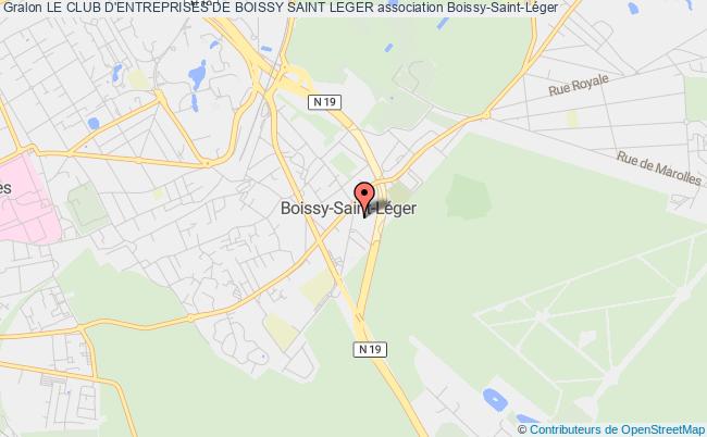plan association Le Club D'entreprises De Boissy Saint Leger Boissy-Saint-Léger