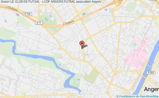 plan association Le Club De Futsal - Lcdf Angers Futsal Angers