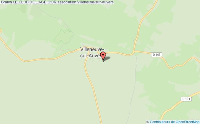 plan association Le Club De L'age D'or Villeneuve-sur-Auvers