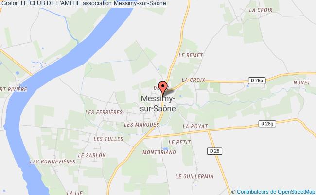 plan association Le Club De L'amitiÉ Messimy-sur-Saône
