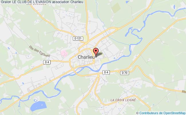 plan association Le Club De L'evasion Charlieu