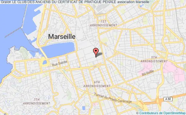 plan association Le Club Des Anciens Du Certificat De Pratique PÉnale Marseille 6