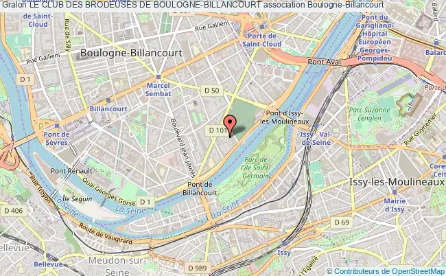 plan association Le Club Des Brodeuses De Boulogne-billancourt Boulogne-Billancourt