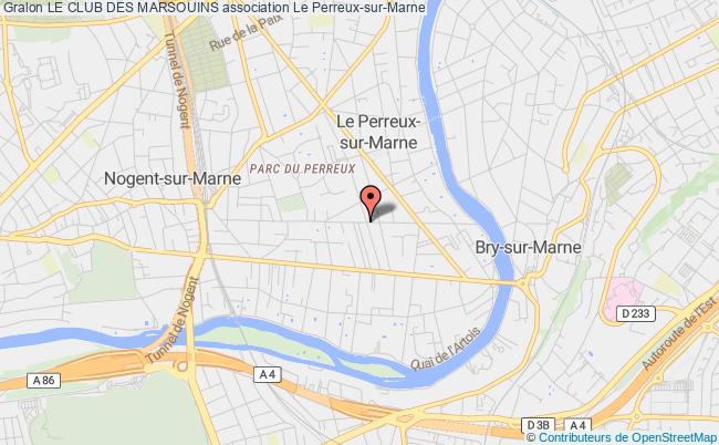 plan association Le Club Des Marsouins Le Perreux-sur-Marne