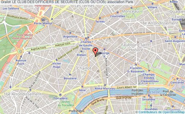 plan association Le Club Des Officiers De Securite (clos Ou Cios) Paris