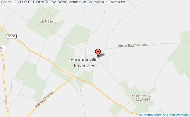 plan association Le Club Des Quatre Saisons Bournainville-Faverolles