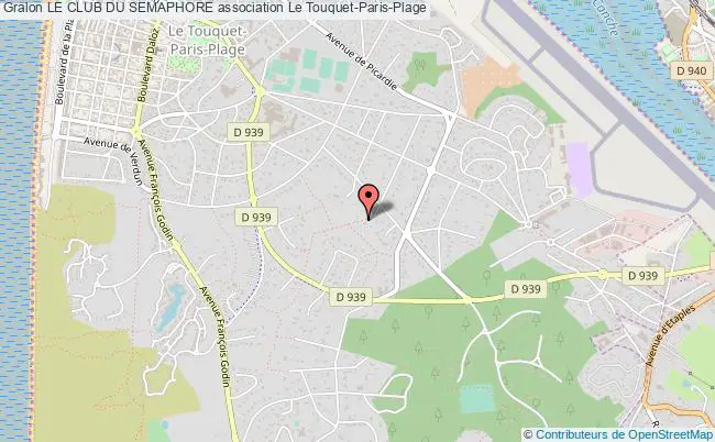plan association Le Club Du Semaphore Le    Touquet-Paris-Plage