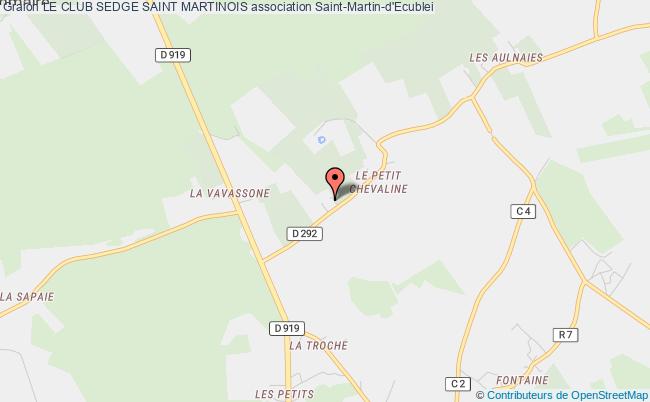 plan association Le Club Sedge Saint Martinois Saint-Martin-d'Écublei