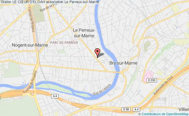 plan association Le CŒur D'eloah Perreux-sur-Marne