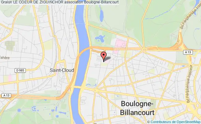 plan association Le Coeur De Ziguinchor Boulogne-Billancourt
