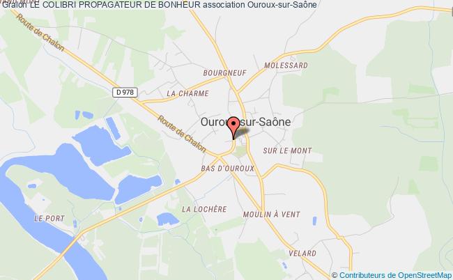 plan association Le Colibri Propagateur De Bonheur Ouroux-sur-Saône