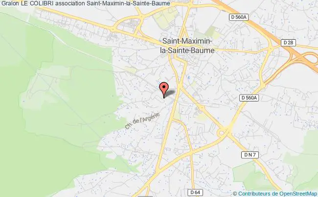 plan association Le Colibri Saint-Maximin-la-Sainte-Baume