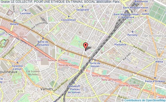 plan association Le Collectif, Pour Une Ethique En Travail Social Paris