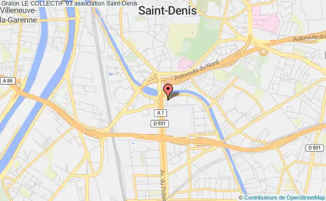 plan association Le Collectif 93 Saint-Denis