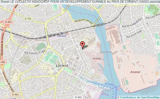 plan association Le Collectif Associatif Pour Un Developpement Durable Au Pays De Lorient (cadd) Lorient