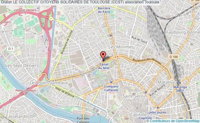 plan association Le Collectif Citoyens Solidaires De Toulouse (ccst) Toulouse