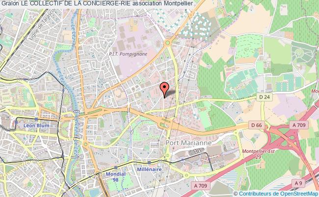 plan association Le Collectif De La Concierge-rie Montpellier