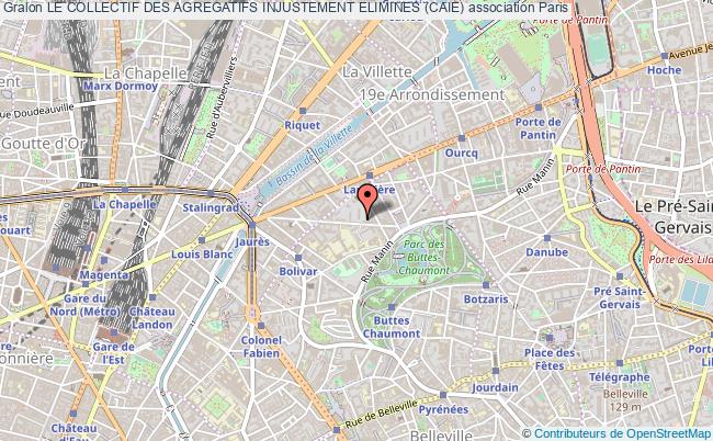 plan association Le Collectif Des Agregatifs Injustement Elimines (caie) PARIS