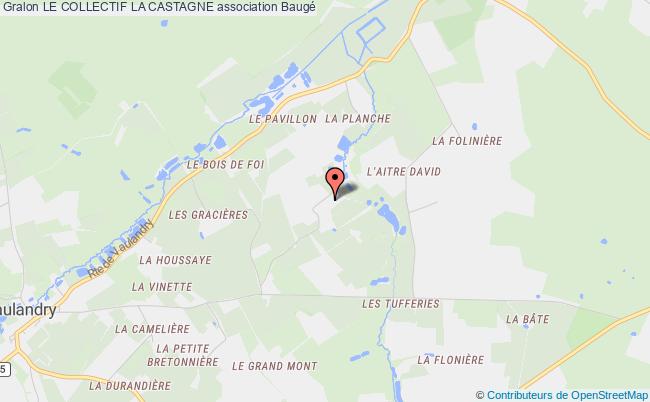 plan association Le Collectif La Castagne Baugé-en-Anjou