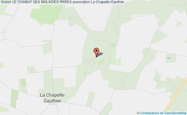 plan association Le Combat Des Maladies Rares La    Chapelle-Gauthier