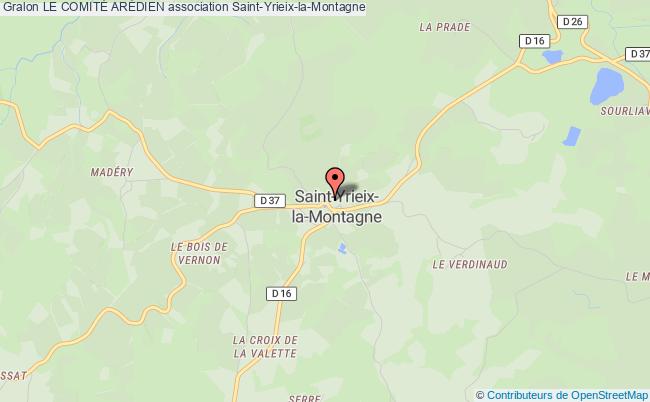 plan association Le ComitÉ ArÉdien Saint-Yrieix-la-Montagne