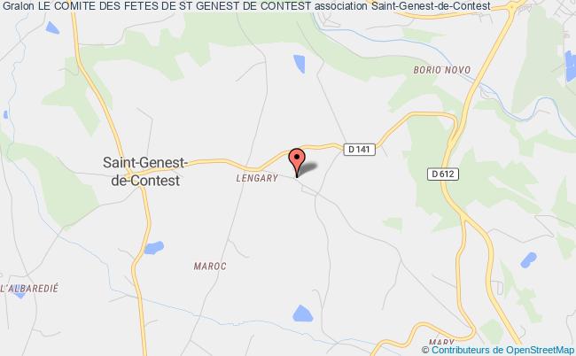 plan association Le Comite Des Fetes De St Genest De Contest Saint-Genest-de-Contest