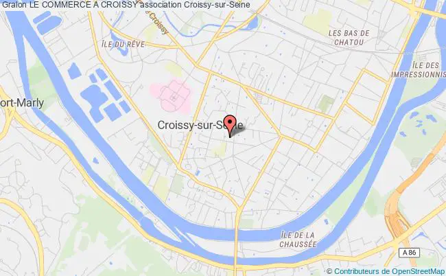 plan association Le Commerce A Croissy Croissy-sur-Seine