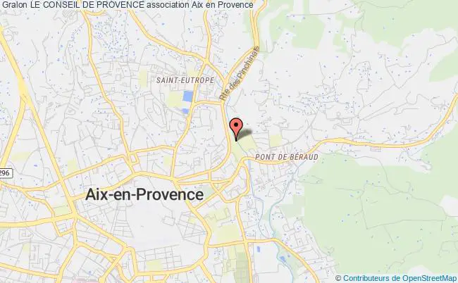 plan association Le Conseil De Provence Aix-en-Provence