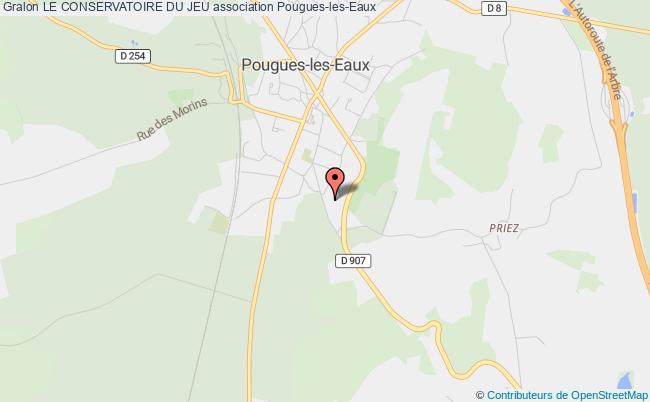 plan association Le Conservatoire Du Jeu Pougues-les-Eaux