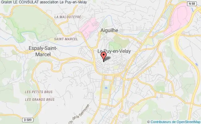 plan association Le Consulat Puy-en-Velay