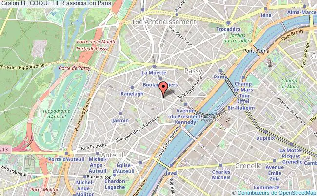 plan association Le Coquetier Paris
