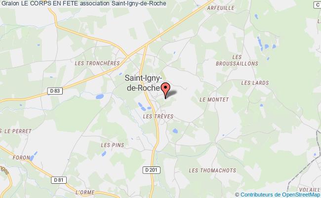 plan association Le Corps En Fete Saint-Igny-de-Roche