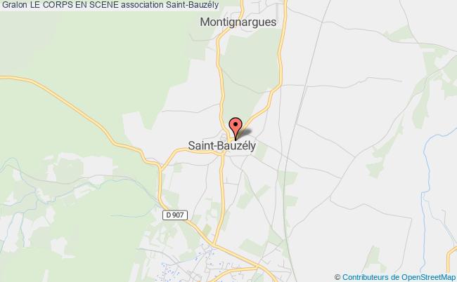 plan association Le Corps En Scene Saint-Bauzély