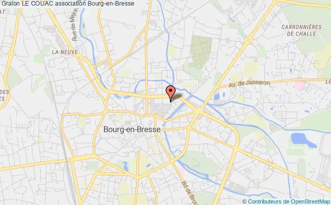 plan association Le Couac Bourg-en-Bresse