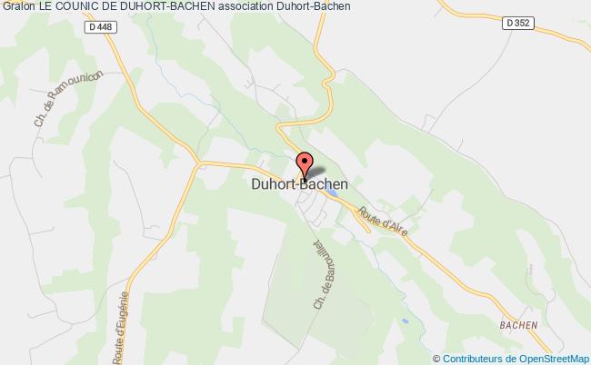 plan association Le Counic De Duhort-bachen Duhort-Bachen