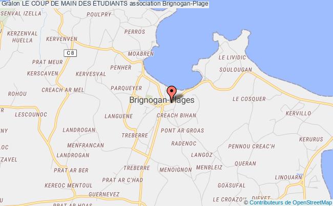 plan association Le Coup De Main Des Étudiants Plouneour-Brignogan-Plages