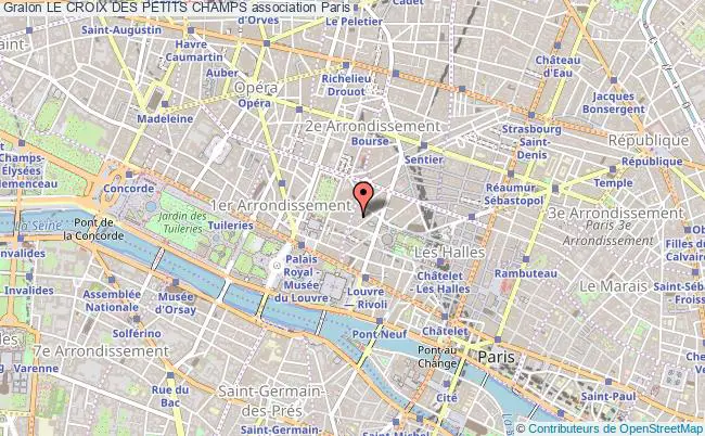plan association Le Croix Des Petits Champs Paris
