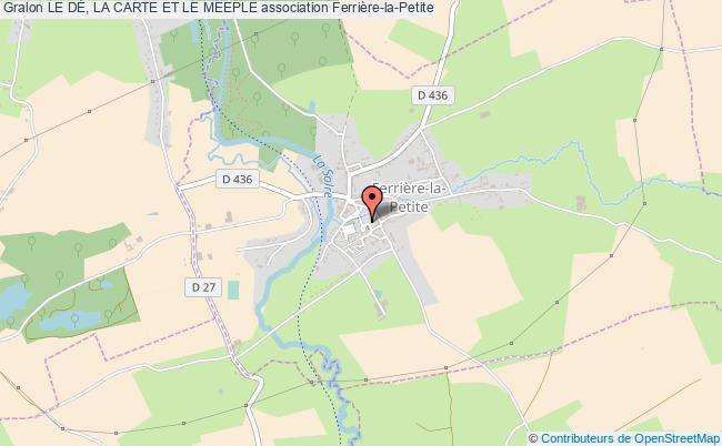 plan association Le DÉ, La Carte Et Le Meeple Ferrière-la-Petite