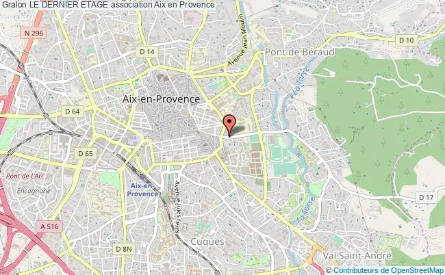 plan association Le Dernier Etage Aix-en-Provence