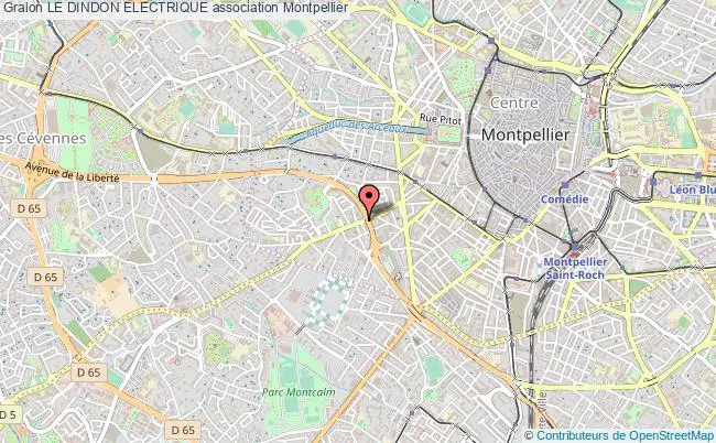 plan association Le Dindon Electrique Montpellier