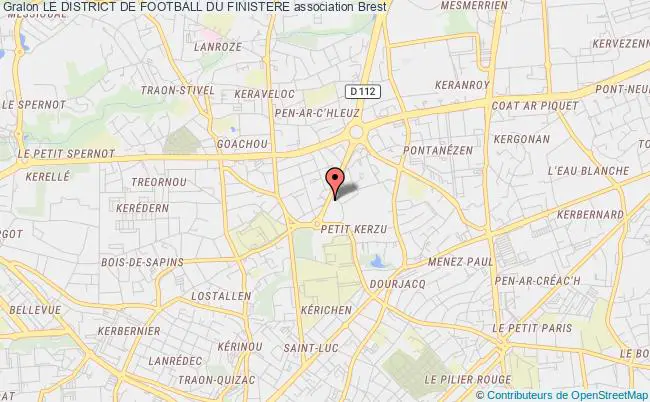 plan association Le District De Football Du Finistere Brest