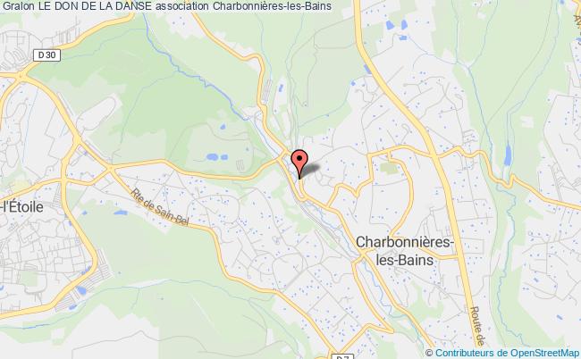 plan association Le Don De La Danse Charbonnières-les-Bains