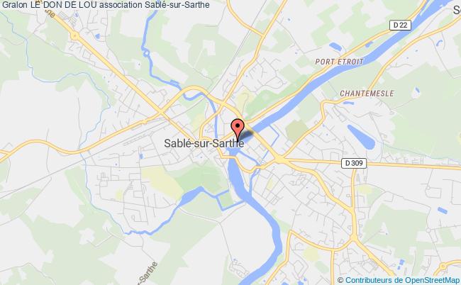 plan association Le Don De Lou Sablé-sur-Sarthe
