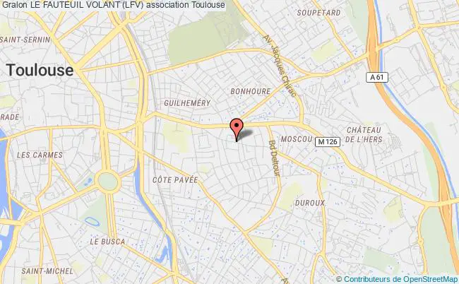 plan association Le Fauteuil Volant (lfv) Toulouse